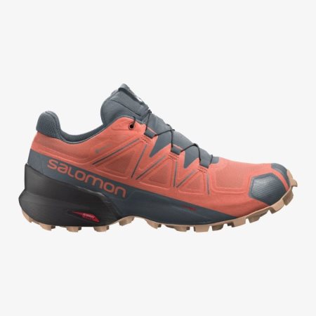 Salomon SPEEDCROSS 5 GORE-TEX Womens Trail Running Shoes Orange | Salomon South Africa